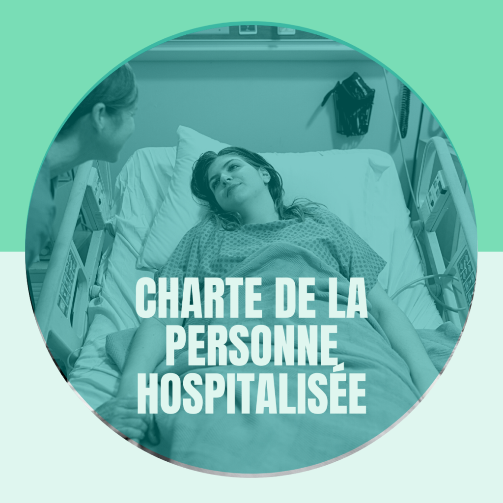 espace patient -logo de la charte de la personne hospitalisée